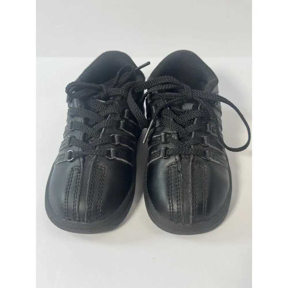 K Swiss Classic VN Infant Low Sneakers Black Size 6 Toddler Shoes With Box
